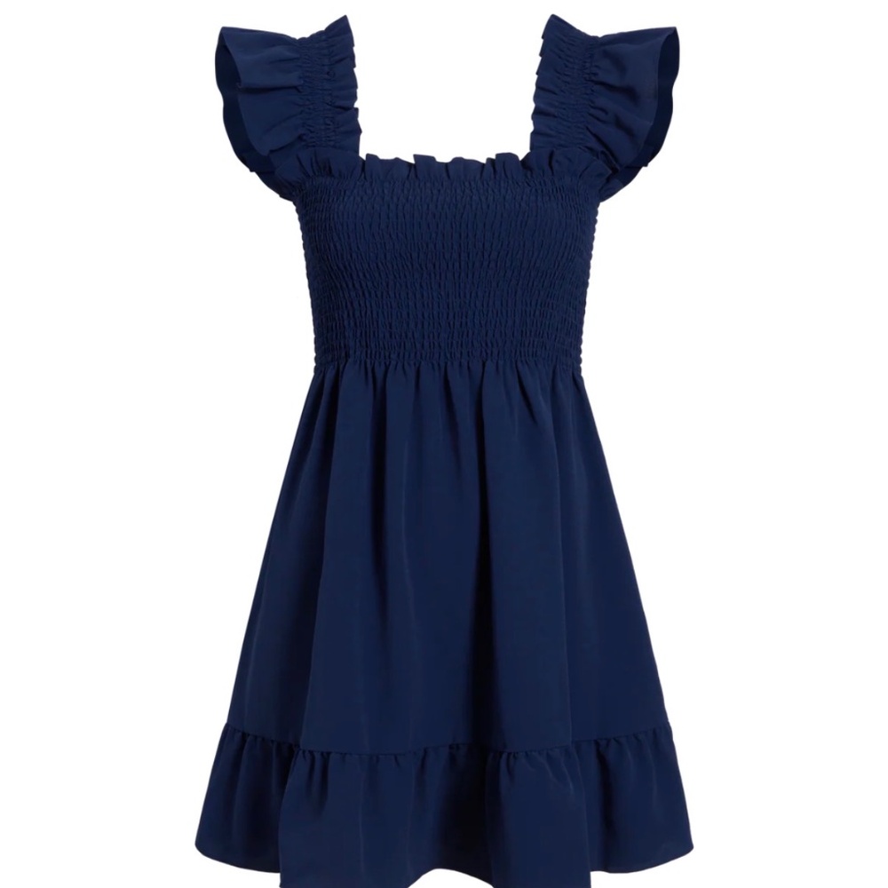 Hill House Home The Elizabeth Nap Dress - Navy Crepe Size SNavy Crepe / S